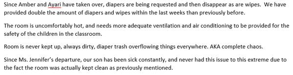 Second part of reasons we pulled our son.