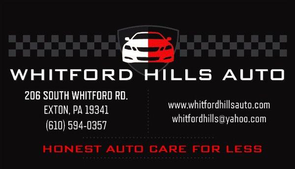 Whitford Hills Auto & Tire Service Center