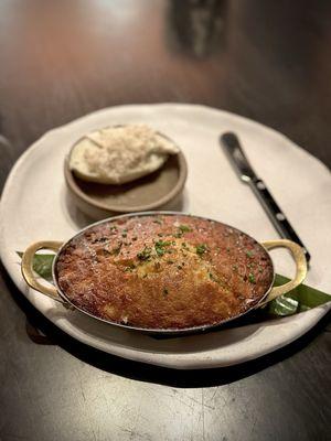 Elote jalapeño corn bread with truffle butter - OMG