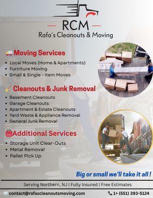 Rafa’s Cleanouts & Moving