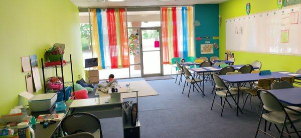 Bright and open environment conducive to learning for all ages.