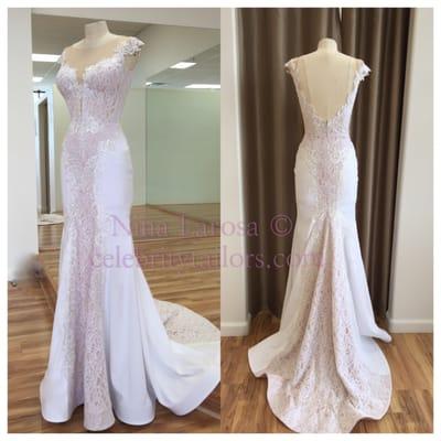 Newest see-true design ! Dress is available for sale in size 6! call for appointment to try it on! It is amazing!