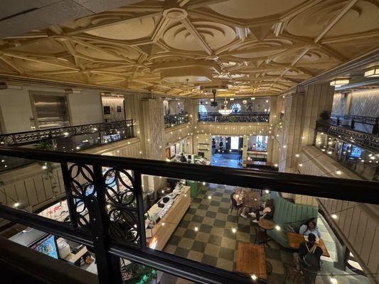 View from the Mezzanine level