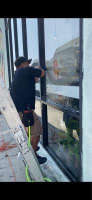 Silver Tinting Window