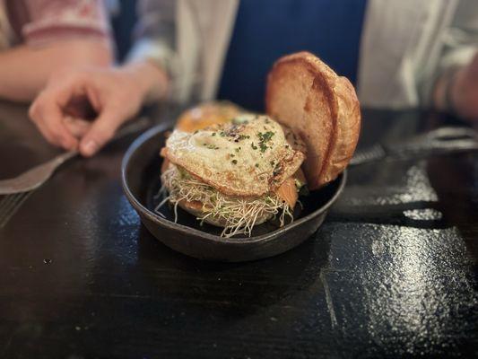 Smoked Salmon Sandwich