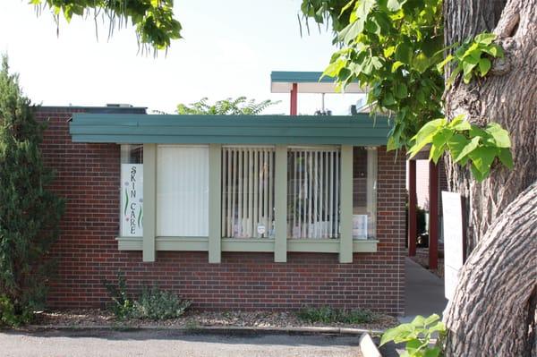 Outside of our beautiful spa!