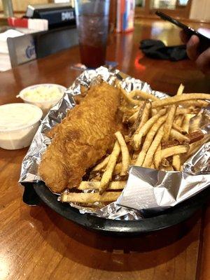 It'll Do If You're Hungry: (Hubs' Fish & Chips Basket)