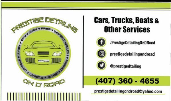 Prestige Detailing on D Road
