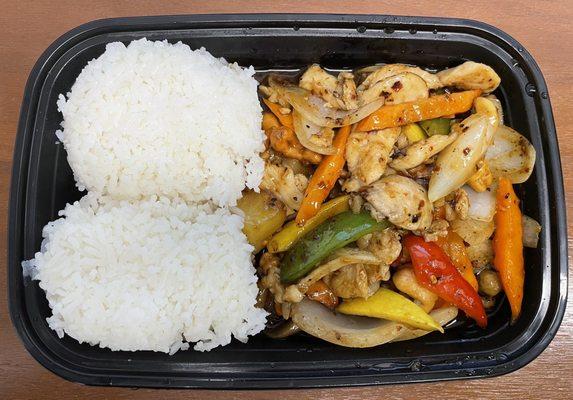 Cashew Nut Mix and Match Lunch w/ chicken