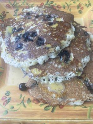 Blueberry pancakes