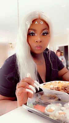 Acrylic gel full set