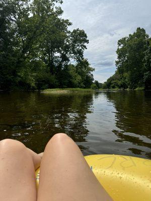 Floating down the river...