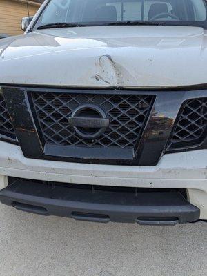 Damage from accident