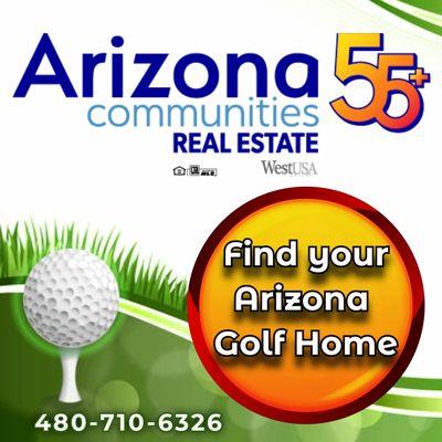 Several Arizona 55+ Communities offer golf course homes for sale