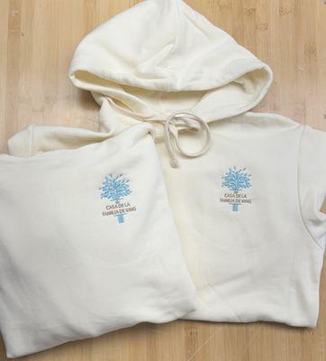 Custom Embroidered Multi Colored Hoodie