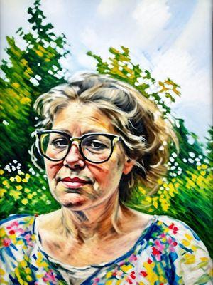 A young lady (me) 65 on hospice with St Elizabeth hat's me in 20 years. Hey...there's always something inside of me that still screams HOPE.