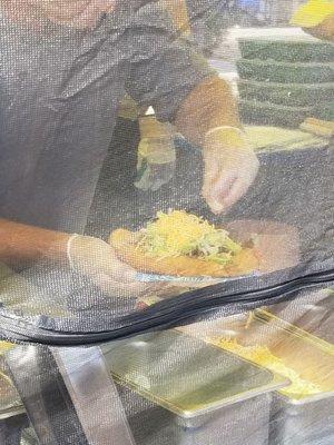 Pistachio Festival: making an Indian Frybread taco!