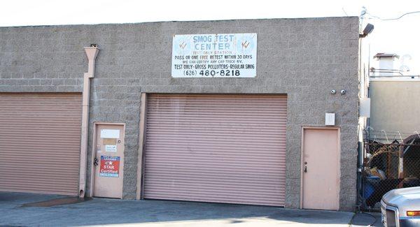 Smog Test Center before business hours.