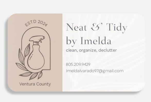 Neat & Tidy By Imelda