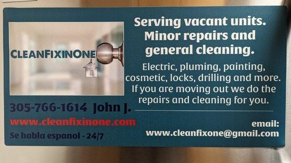 Cleanfixinone
