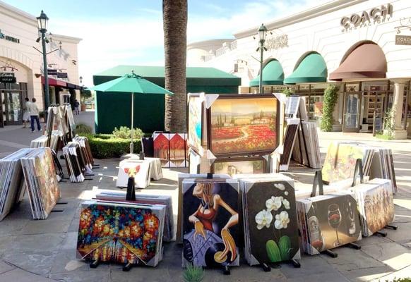 Beautiful, affordable art in an enjoyable setting.