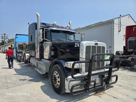 Towing a truck to a driver who left here and made if 4 hours away.