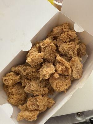 Spicy Popcorn chicken but was not spicy. You need to buy the chinese dry spice $1.50 for the spice