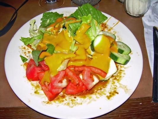 Salad from the Monday night buffet