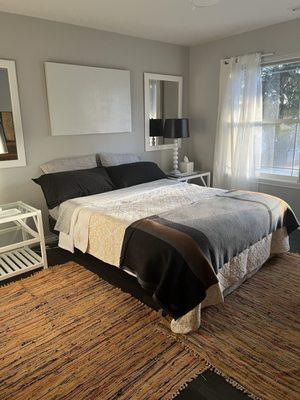 Masculine guest bedroom