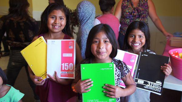 We helped over 145 kids get ready for school this fall!