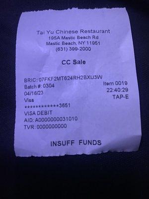 Tai Yu Chinese Restaurant