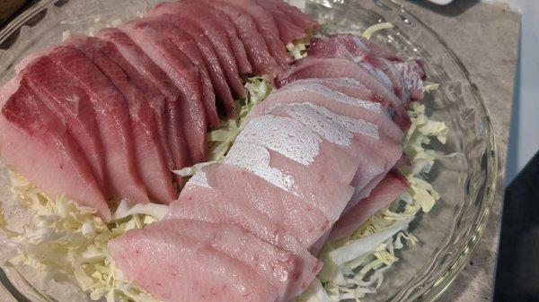 Hamachi loin cut after watching some YouTube videos