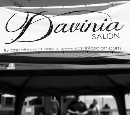 Davinia Salon was out in the community at the Garland Street Fair!