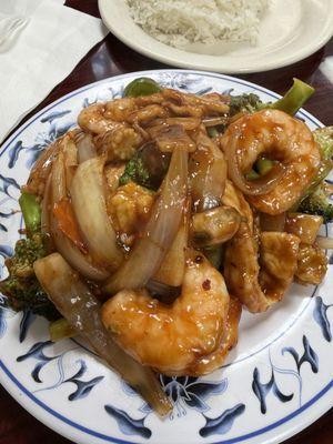 Szechuan Shrimp and Chicken