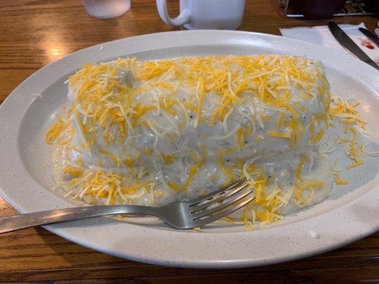 Plate-size Burrito indeed!!