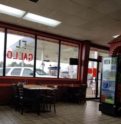 view of interior of restaurant