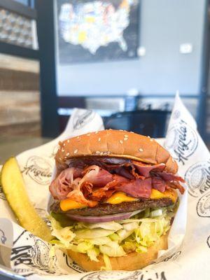 Pastrami Cheeseburger