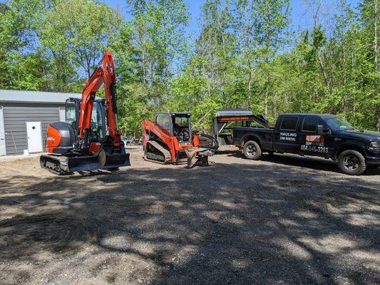 Land Clearing, Stump Grinding, Brush Cutting, Stump Removal, Driveway Grading