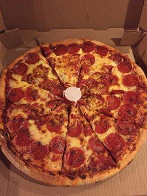 16" pep pizza