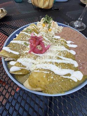 Enchiladas Verdes