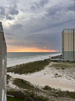 View from outdoor balcony