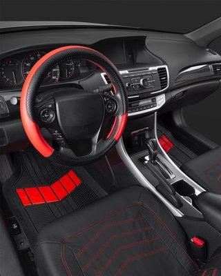 Motortrend Steering Wheel Cover, Seat Cover and Floor Mats