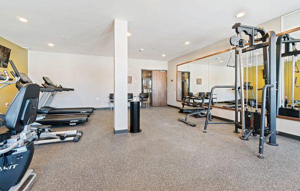 Fitness Center at The Harbor at Twin Lakes 55+ Apartments