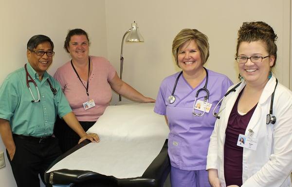Dr. Cornel, Karen Frantz,Cathy Gibson, RN, Tena Miller, PA-C