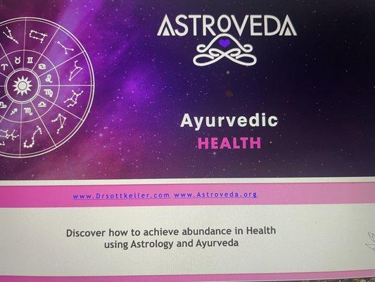 Ayurvedic health and astrology