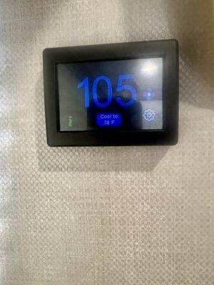 Our AC burnt out in 105 degree heat