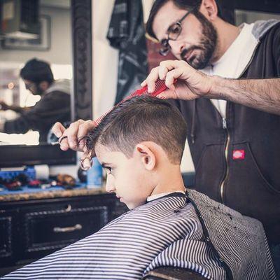 Delicate haircuts for our young customers as well