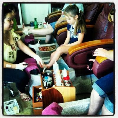 Getting toes done :)