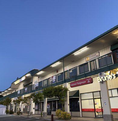 We're now upstairs in the King Office Suites.