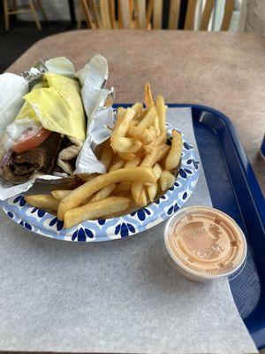 Gyro combo meal